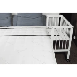 Alvi® Conjunto Completo De Cuna Colecho Para Cama Boxspring Blanco 608-9 Estrellas Gris -Cuidado Infantil Tienda alvi conjunto completo de cuna colecho para cama boxspring blanco 608 9 estrellas gris a267182 2