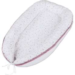 Babybay ® Cuddle Nest White Star Mix Sand /berry