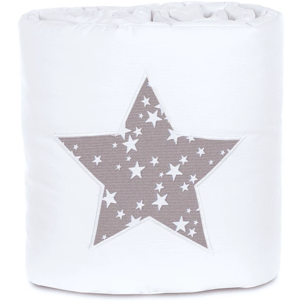 Babybay ® Nestchen Piqué Apto Para El Modelo Original , Aplicación Blanca Estrella Taupe Estrellas Blanco 5 Babybay ® Nestchen Piqué Apto Para El Modelo Original , Aplicación Blanca Estrella Taupe Estrellas Blanco - Image 3