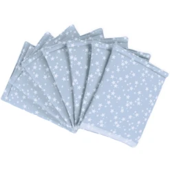 Babybay ® Nestchen Ultra Fresh Piqué Adecuado Para El Modelo Maxi, Boxspring, Comfort , Midi Y Comfort Plus, Azure Stars White -Cuidado Infantil Tienda babybay nestchen ultra fresh pique adecuado para el modelo maxi boxspring comfort midi y comfort plus azure stars white a311990 4