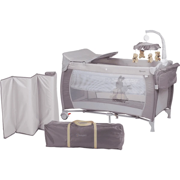 BabyGO Cuna De Viaje Sleeper Delux - Beige 4 BabyGO Cuna De Viaje Sleeper Delux - Beige - Image 2