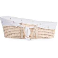 Childhome CHILD HOME Cesta De Mosaico De Hoja De Maíz Incl. Colchón Y Funda Heart