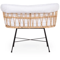 Childhome CHILD HOME Cuna Moisés De Ratán Patas Metálicas Con Colchón Y Nido -Cuidado Infantil Tienda child home cuna moises de ratan patas metalicas con colchon y nido a367074 3