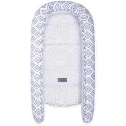 Emma & Noah Cuddle Nest Lozenges Azul -Cuidado Infantil Tienda emma amp noah cuddle nest lozenges azul a347303 4