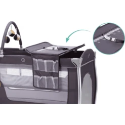 Fillikid Cuna De Viaje ALU Mailand Gris -Cuidado Infantil Tienda fillikid cuna de viaje alu mailand gris a268820 3
