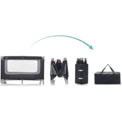 Fillikid Cuna De Viaje Paris Con Colchón Confort Gris Oscuro Melange -Cuidado Infantil Tienda fillikid cuna de viaje paris con colchon confort gris oscuro melange a299311 2