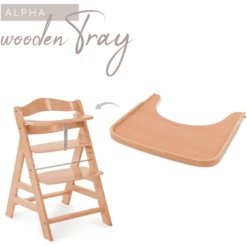 Hauck Alpha Bandeja De Madera Nature -Cuidado Infantil Tienda hauck alpha bandeja de madera nature a299948 2