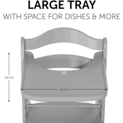 Hauck Bandeja De Madera Alpha Gris -Cuidado Infantil Tienda hauck bandeja de madera alpha gris a371586 4