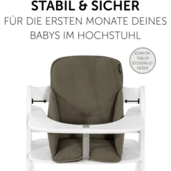 Hauck Cojín Para Trona Alpha Cosy Select Waffle Piqué Olive -Cuidado Infantil Tienda hauck cojin para trona alpha cosy select waffle pique olive a371645 2