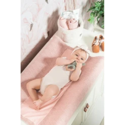 Jollein Funda Cojín Cambiador River Punto Rosa Pálido De 50x70cm -Cuidado Infantil Tienda jollein funda cojin cambiador river punto rosa palido de 50x70cm a283005 2