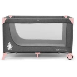 Kinderkraft Cuna De Viaje Joy Pink -Cuidado Infantil Tienda kinderkraft cuna de viaje joy pink a277433 4