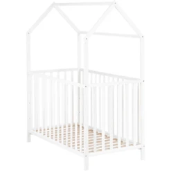 Kindsgard Cama Casa Lillehus 60 X 120 Cm Blanco -Cuidado Infantil Tienda kindsgard cama casa lillehus 60 x 120 cm blanco a337562 4