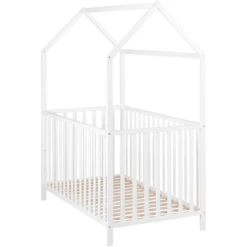 Kindsgard Cama Casa Lillehus 70 X 140 Cm Blanco -Cuidado Infantil Tienda kindsgard cama casa lillehus 70 x 140 cm blanco a337565 4