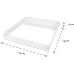 Kindsgard Cambiador Vikla Blanco Para IKEA Malm, Nordi Y Hemnes -Cuidado Infantil Tienda kindsgard cambiador vikla blanco para ikea malm nordi y hemnes a387529 1