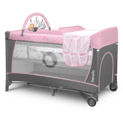 Lionelo Cuna De Viaje Flower Flamingo