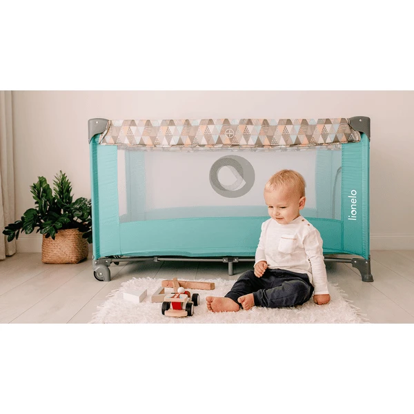 Lionelo Cuna De Viaje Stefi Pink Rose 4 Lionelo Cuna De Viaje Stefi Pink Rose - Image 2