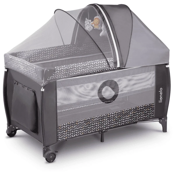 Lionelo Cuna De Viaje Sven Plus Grey Scandi 4 Lionelo Cuna De Viaje Sven Plus Grey Scandi - Image 2