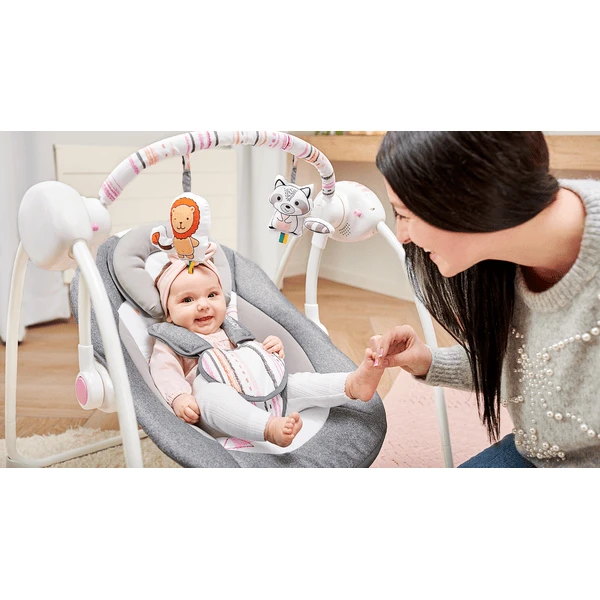 Lionelo Hamaca Para Bebé Ruben Pink Baby 4 Lionelo Hamaca Para Bebé Ruben Pink Baby - Image 2