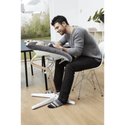 Nomi By Evomove Columna Central Para Trona De Roble Con Núcleo De Haya, Blanco Aceitado -Cuidado Infantil Tienda nomi by evomove columna central para trona de roble con nucleo de haya blanco aceitado a221627 3