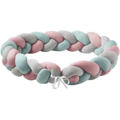 Nordic Coast Company Cojín Protector De Cuna Trenzado Trio Gris/mint/rosa 10 Nordic Coast Company Cojín Protector De Cuna Trenzado Trio Gris/mint/rosa -Cuidado Infantil Tienda nordic coast company cojin protector de cuna trenzado trio gris mint rosa a330984 3