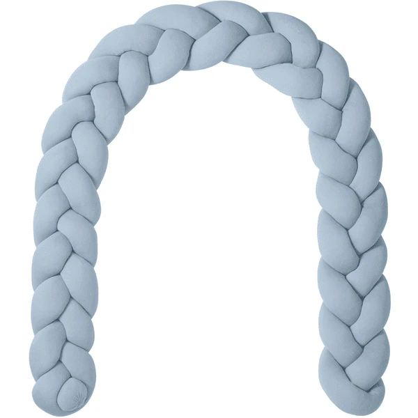 Nordic Coast Company Protector Nido Trenza Jersey Azul Claro 3 Nordic Coast Company Protector Nido Trenza Jersey Azul Claro