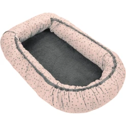 ODENWÄLDER BabyNest Reversible Jirafa Feliz Powder Love