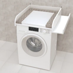 Polini Cambiador Infantil Para Lavadora Con Compartimento Blanco -Cuidado Infantil Tienda polini cambiador infantil para lavadora con compartimento blanco a409176 3