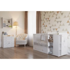 Polini Kids Mueble Cambiador French Amis 1580 Blanco -Cuidado Infantil Tienda polini kids mueble cambiador french amis 1580 blanco a272381 2