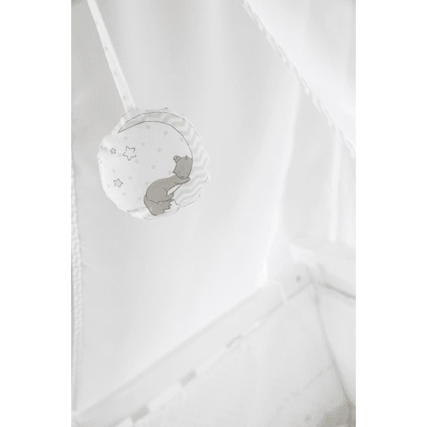 Roba Combi-Set De Cuna Blanco Zorro & Conejo 4 Roba Combi-Set De Cuna Blanco Zorro & Conejo - Image 2