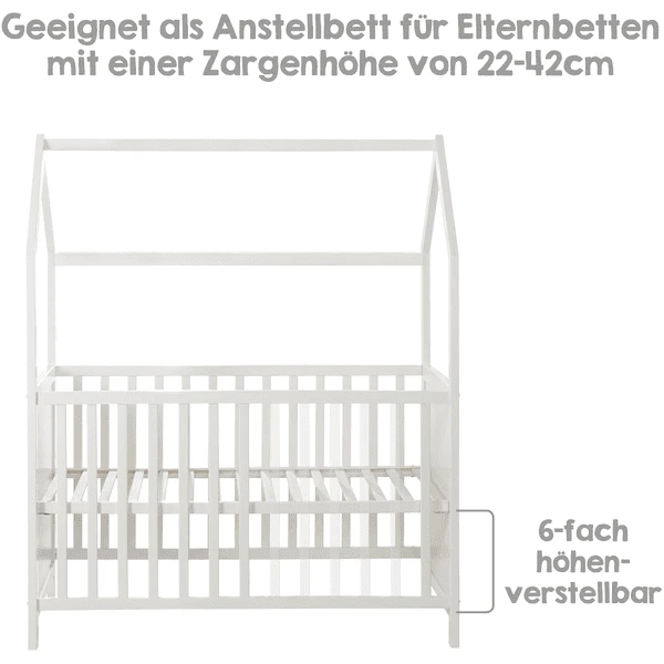 Roba Cuna Casa 60 X 120 Cm Taupe 5 Roba Cuna Casa 60 X 120 Cm Taupe - Image 3