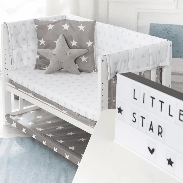 Roba Cuna Little Stars 3 En 1 Blanco 7 Roba Cuna Little Stars 3 En 1 Blanco - Image 5