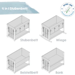 Roba Cuna Mecedora Star Magic 4 En 1 Nature -Cuidado Infantil Tienda roba cuna mecedora star magic 4 en 1 nature a303892 2