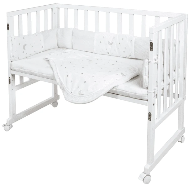 Roba Cuna Moisés Safe Asleep® 3 En 1 Estrellitas Blanco 6 Roba Cuna Moisés Safe Asleep® 3 En 1 Estrellitas Blanco - Image 4