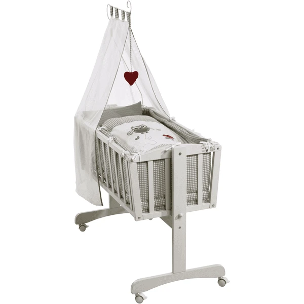 Roba Juego Cuna Mecedora Blanco Adam & Eule 3 Roba Juego Cuna Mecedora Blanco Adam & Eule